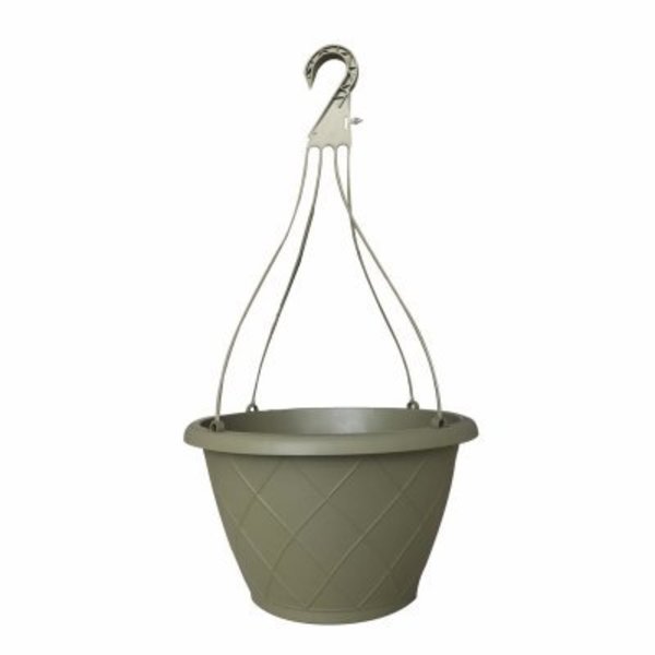 Southern Patio Basket Hanging 12In Green HH1224OG